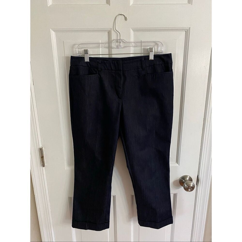 New York & Company 7th Avenue cropped trousers size 8